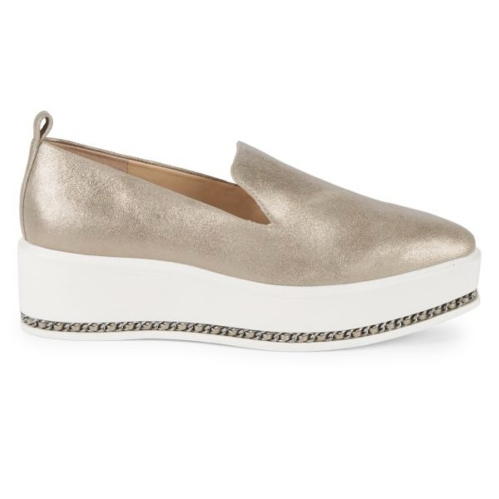 KARL LAGERFELD PARIS
Brea Leather Platform Loafers